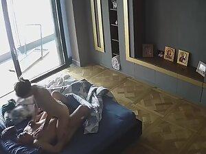 Spying on older husband getting his hot wife to ride his boner Picture 6
