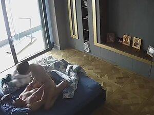 Spying on older husband getting his hot wife to ride his boner Picture 7