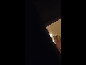 Window peep on neighbor girl's small tits and tan lines Picture 7