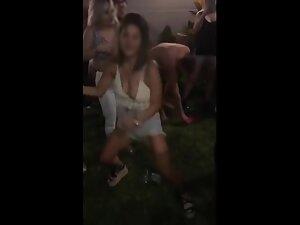 Wild dance makes her hard nipple accidentally pop out Picture 6