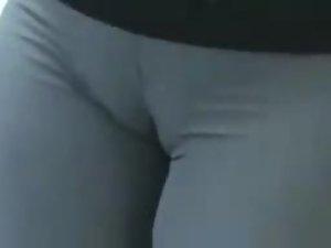 Cameltoe caught in the office Picture 3