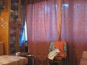 Spying on nude sister getting dressed Picture 1