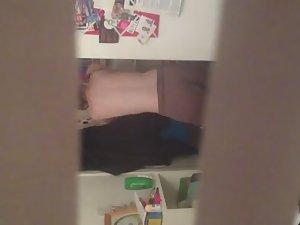 Peeping on neighbor's naked breasts Picture 4