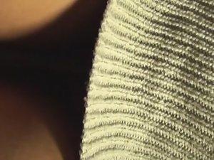 Voyeur tricks a hot girl to see upskirt Picture 1