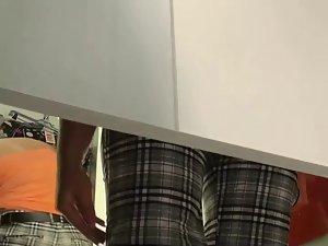 Price tag still hangs over her sexy ass Picture 7