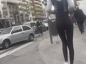 Thin girl got incredible small ass