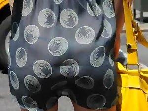 Seductive thong under her light dress Picture 6