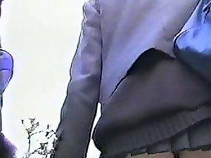 Following some hot teenage skirts Picture 1