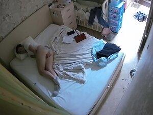Hidden camera caught wild masturbation during studying Picture 2