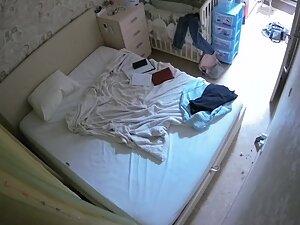 Hidden camera caught wild masturbation during studying Picture 8
