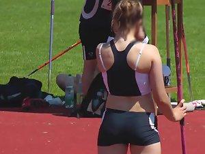 I'd impale her on my own javelin