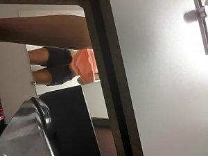 Peeping on firm young tits inside dressing room Picture 2