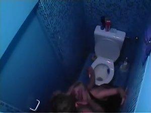 Voyeur caught couple fucking in the toilet Picture 3