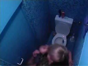 Voyeur caught couple fucking in the toilet Picture 4