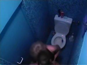 Voyeur caught couple fucking in the toilet Picture 5