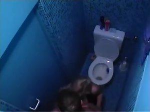 Voyeur caught couple fucking in the toilet Picture 6