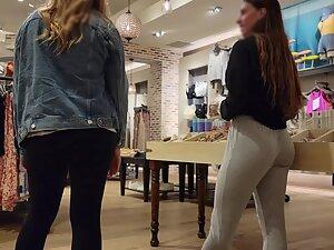 Extra tight ass cheeks in loose sweatpants Picture 2