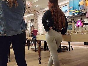 Extra tight ass cheeks in loose sweatpants Picture 3