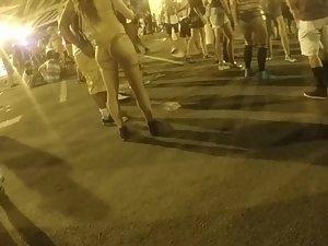 Slutty rave girl gets loose and dances Picture 4