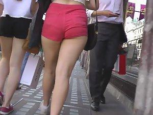 Charging into red shorts and big ass Picture 1
