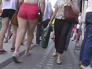 Charging into red shorts and big ass Picture 4