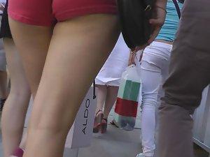 Charging into red shorts and big ass Picture 8