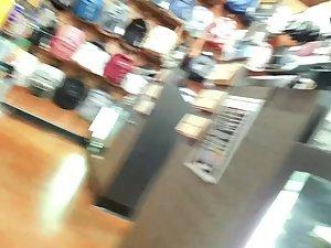 Wedgie in young ass and hint of cameltoe Picture 5