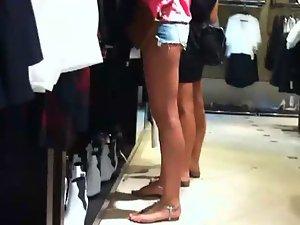 Long legs and a nice tight ass in shorts