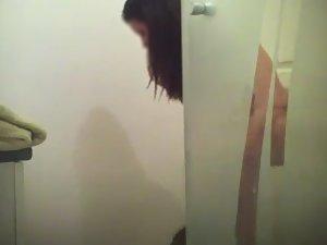 Tramp spied naked in the bathroom Picture 1