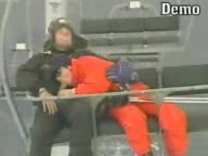 Blowjob caught on a ski ropeway ride Picture 5