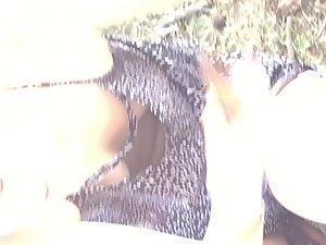 Watching her tits while she eats Picture 5