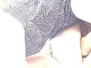 Watching her tits while she eats Picture 6