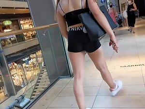 Price of showing ass is that shorts get in her crack Picture 1