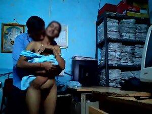 Customer cock blocks a store owner Picture 4