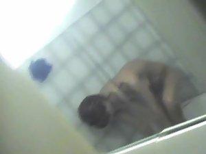 Girlfriend caught me filming her shower Picture 7