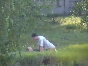 Teens fucking like rabbits in the grass Picture 7