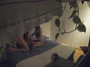 Guy secretly films threesome sex in bedroom Picture 1