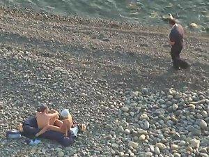 Beach oral sex in front of some people Picture 8