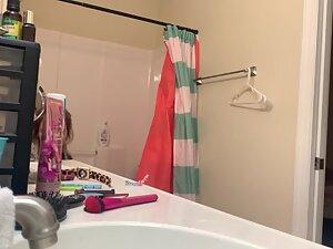 Spy on little tattoos all over her petite naked body Picture 1