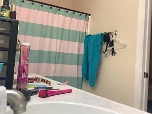 Spy on little tattoos all over her petite naked body Picture 3