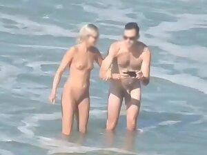 Seems this hot nudist girl loves big dick