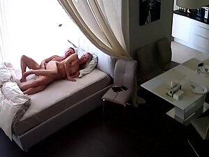 Spying on sex in unusual poses in rented apartment Picture 1