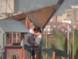 Peeping on two couples fucking nearby Picture 8