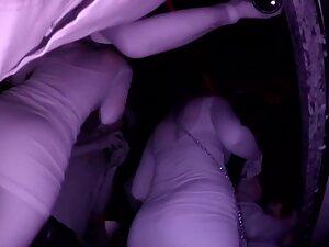 Plump ass and thong in club girl's upskirt Picture 7