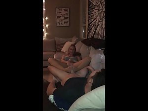 Amazing footjob on the sofa Picture 3