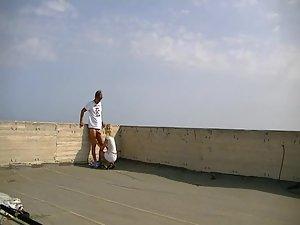 Sex on top of a skyscraper Picture 2