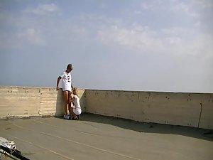 Sex on top of a skyscraper Picture 4