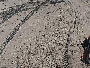 Black girl flashing tits to the voyeur's drone Picture 3