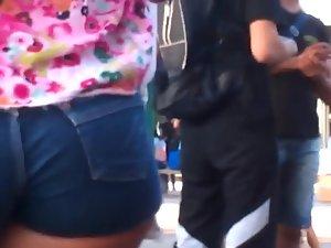 Ass in shorts that deserved a whistle Picture 5
