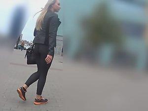 Jeans wedgie deep in tight ass crack Picture 1